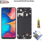 Samsung A20 A205 Oled with frame Display