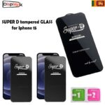 SUPER D tempered GLASS for Iphone 15