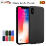 Silicone Back Cover Case For iPhone X
