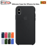 Silicone Back Cover Case For iPhone Xs Max