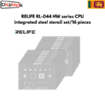 RELIFE RL-044 HW series CPU integrated steel stencil set/16 pieces