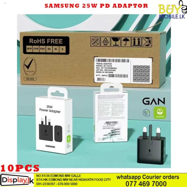 SAMSUNG 25W PD ADAPTOR - Wholesale -10pcs