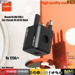 Moxom QC18W USB-A Fast Charger MX-HC167 Black