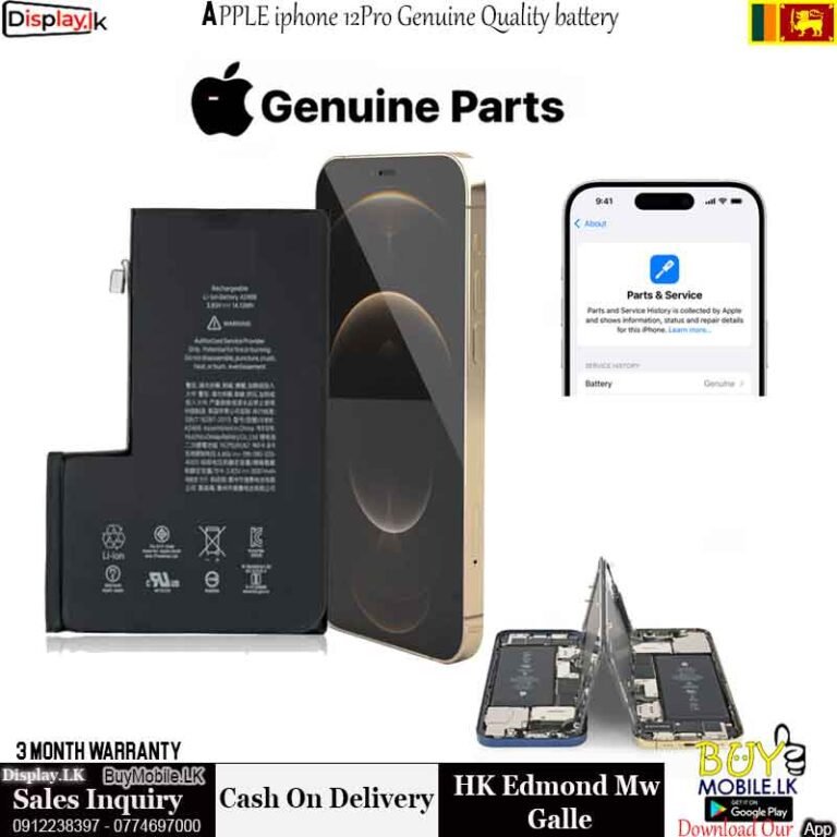 APPLE iphone 12Pro Genuine battery - Display.LK