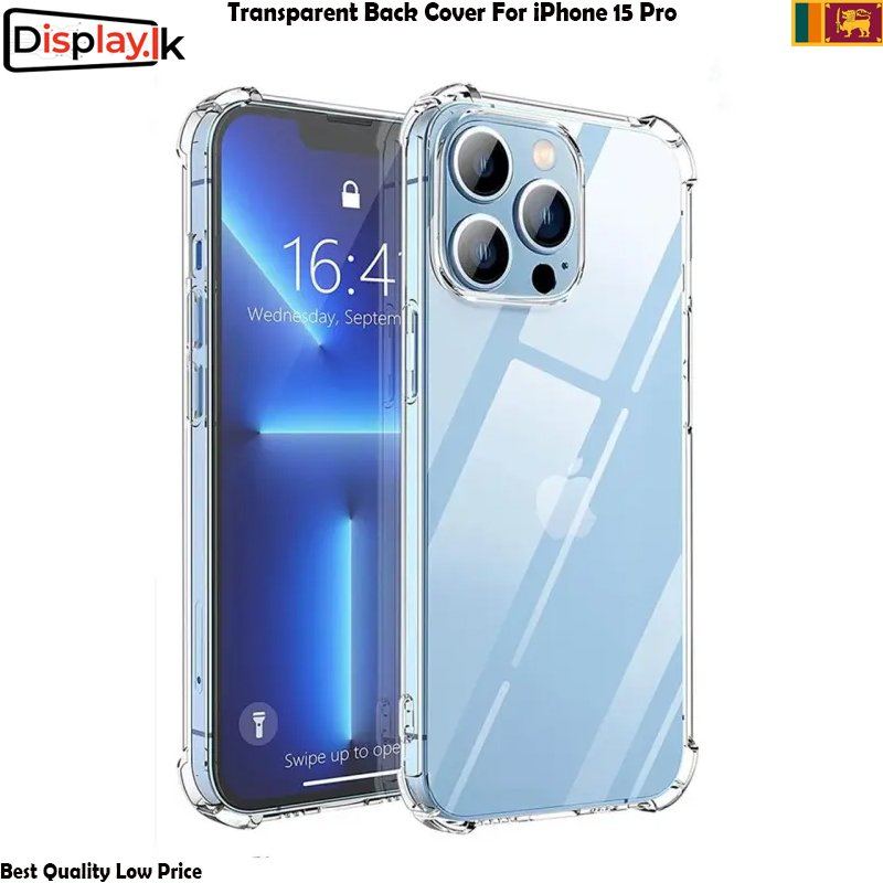 15-pro.jpg Transparent Back Cover For iPhone 15 Pro - Image 1