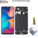 Samsung A20 A205 Oled with frame Display