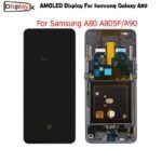 AMOLED Display For Samsung Galaxy A80 A805F LCD With Frame