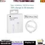 Type C To Lightning Cable Original