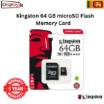 Kingston 64 GB microSD Flash Memory Card