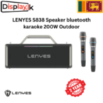 LENYES S838 Speaker bluetooth karaoke 200W Outdoor