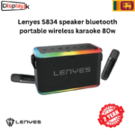LENYES S-834 80W KTV RGB LED Light Wireless Speaker
