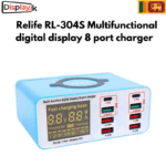 Relife RL-304S Multifunctional digital display 8 port charger