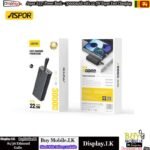 Aspor Genuine A337 Power Bank – 30000mAh with 22.5W Super Fast Charging