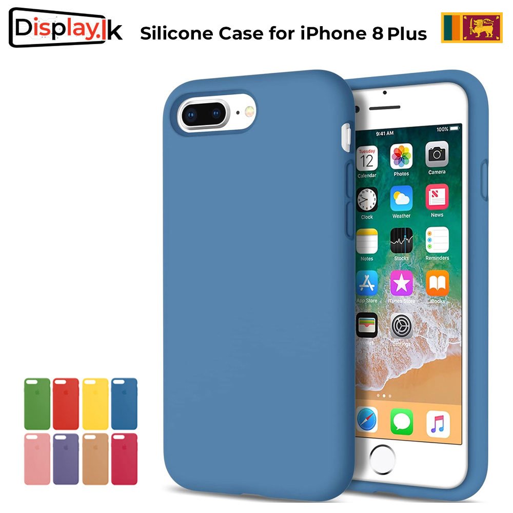 huawei-iPhone-8-plus.jpg Silicone Back Cover Case For iPhone 8 plus - Image 1