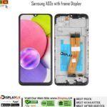 Samsung A03s with frame Display