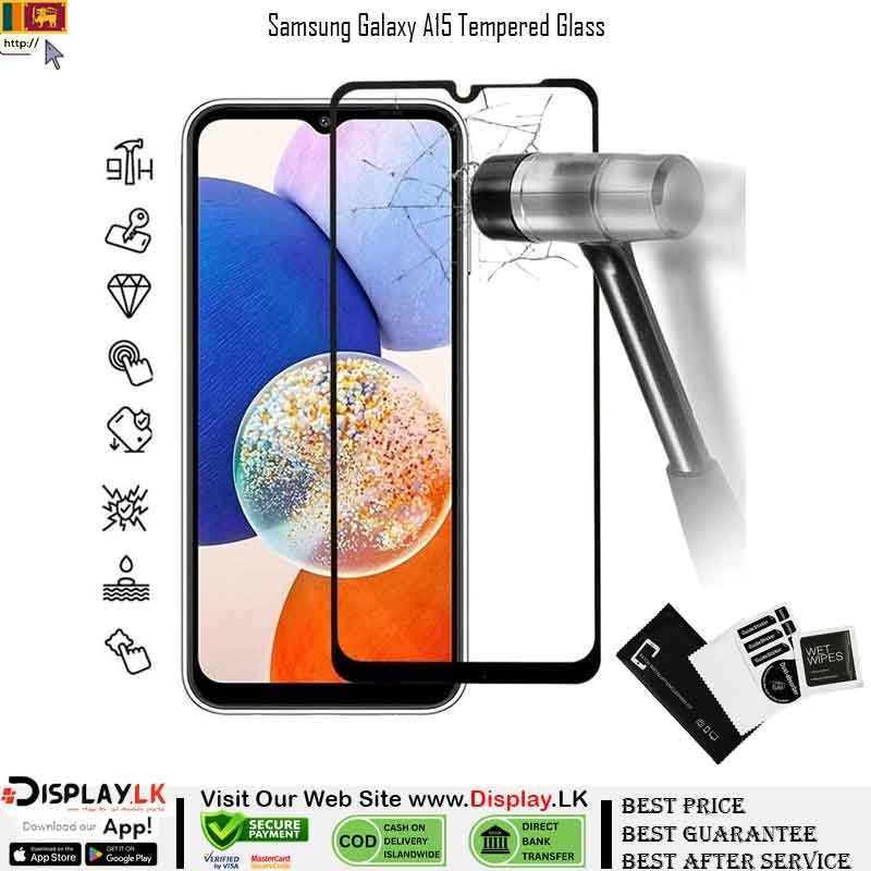 A15 Samsung Galaxy A15 Tempered Glass - Image 1