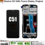 Realme C51 With Frame  LCD Display